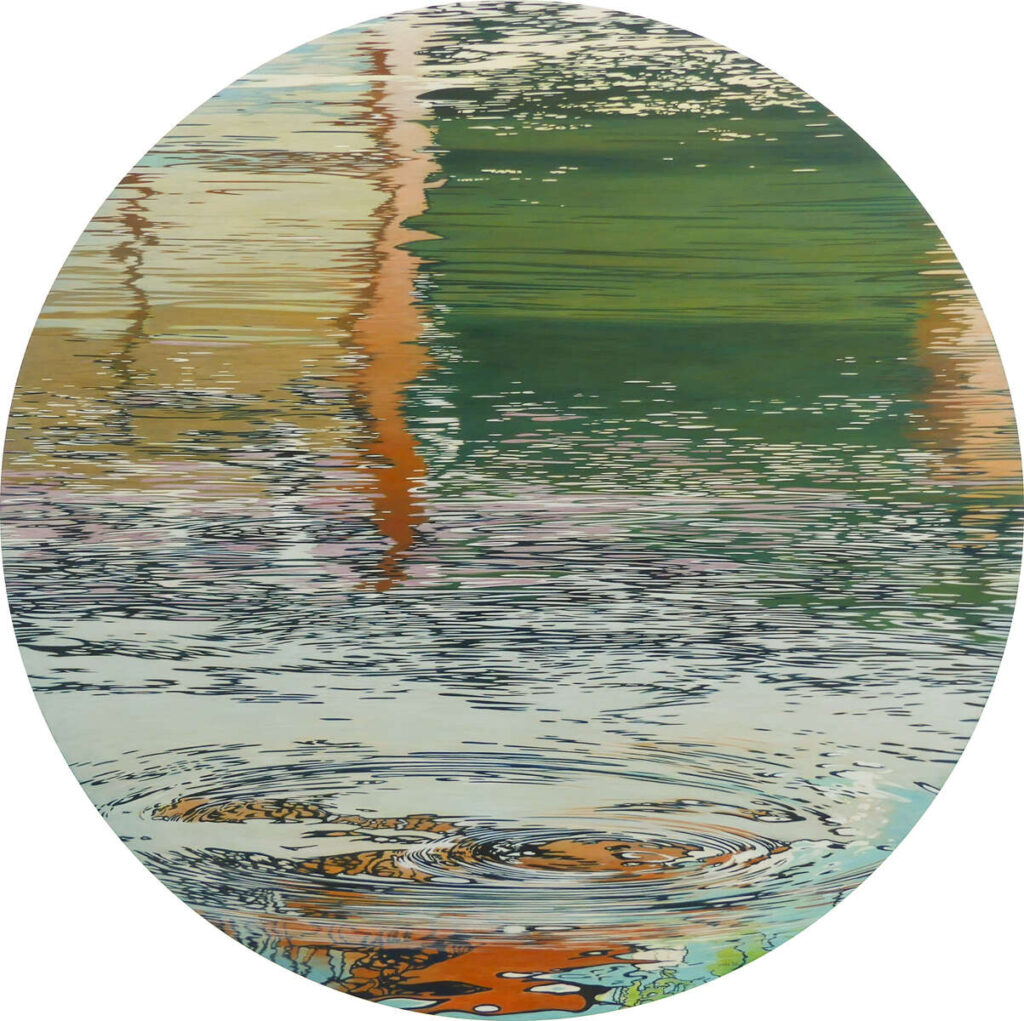 Marcel van Hoef Flow eitempera/paneel